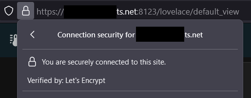 HTTPS Connection to Home Assistant over Tailscale